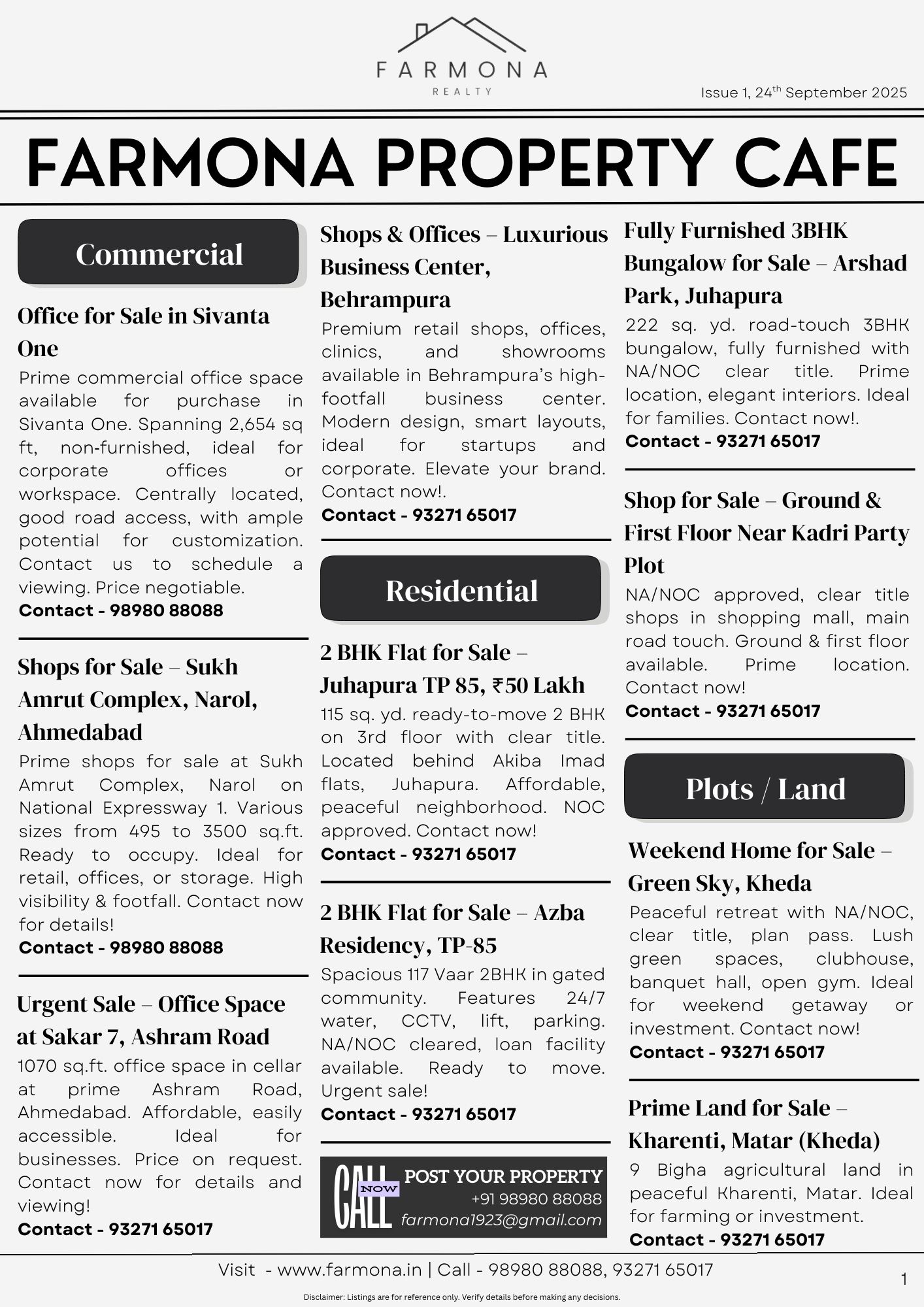 farmona property cafe - farmona classifieds.
