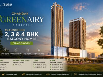2, 3 & 4 BHK Balcony Homes in Borivali West Mumbai | Chandak Greenairy