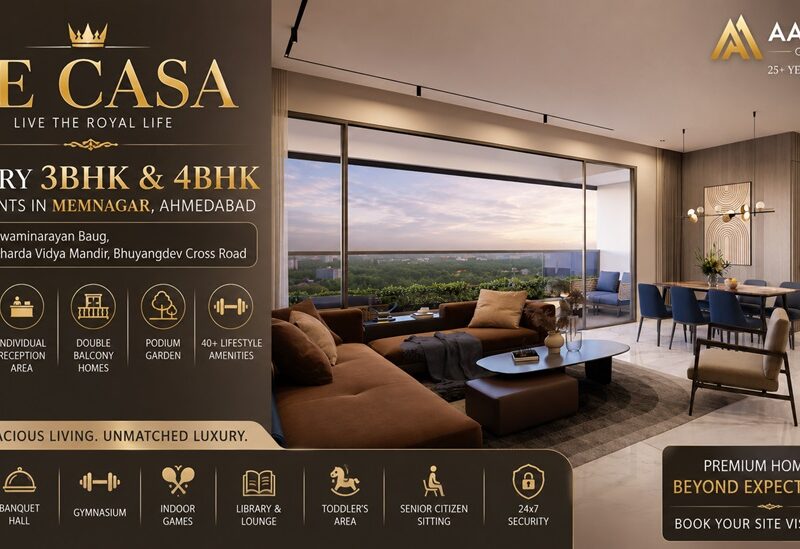 Luxury 3BHK and 4BHK Apartments in Memnagar Ahmedabad