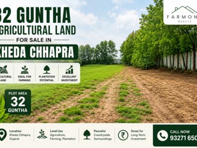 32 Guntha Agricultural Land for Sale in Kheda Chhapra
