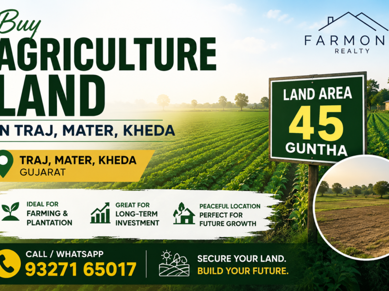 45 Guntha Agricultural Land for Sale in Traj, Matar